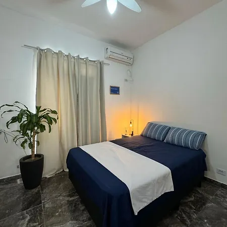 Linda Kitnet Mobiliada Apartment Sao Vicente  Exterior photo